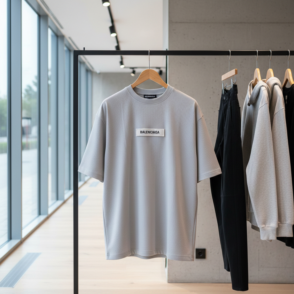 تیشرت مراکشی کبریتی طوسی بالنسیاگا